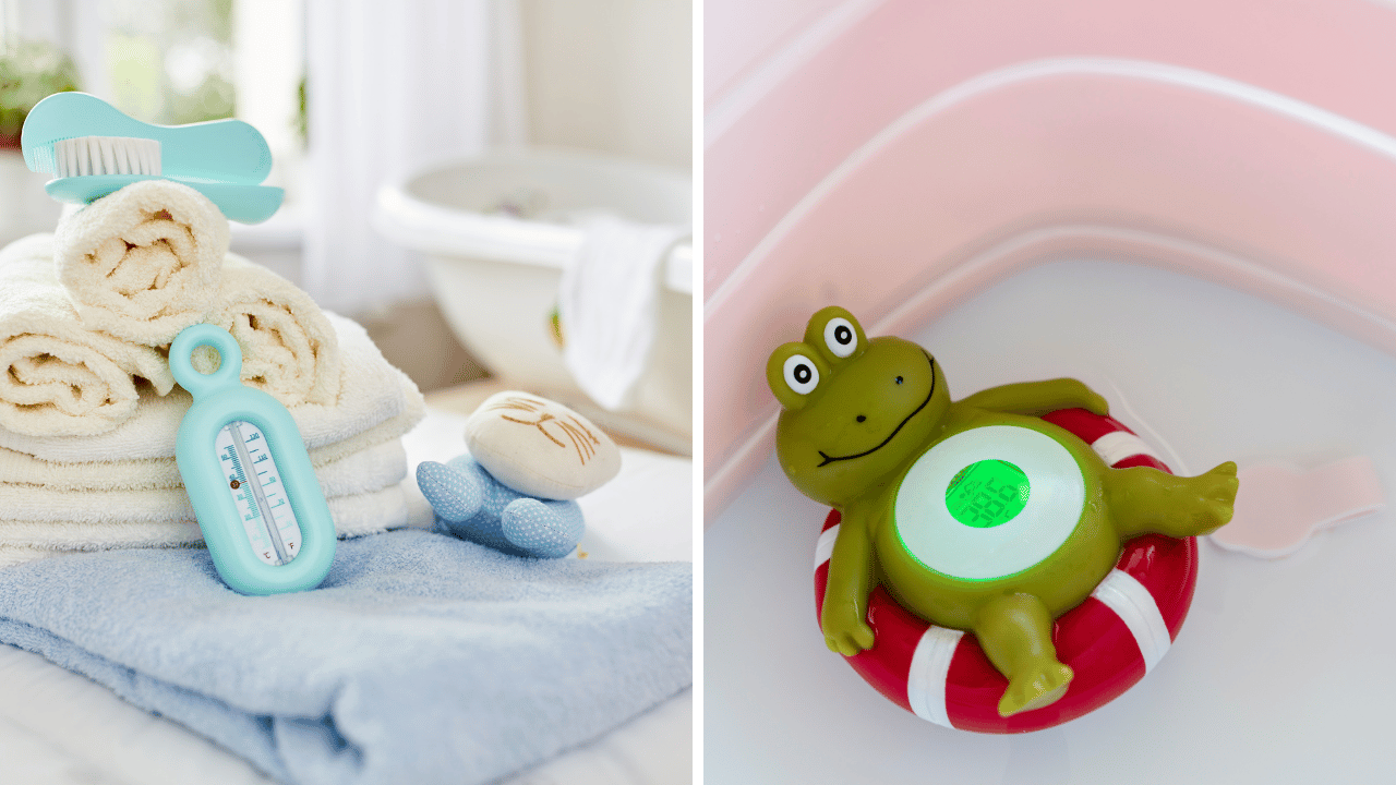 Is Your Baby's Bath The Perfect Temperature? Check Out A Baby Bath